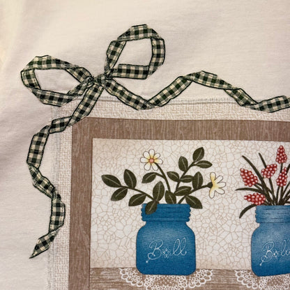 bow crop tee (mason jar bouquets)
