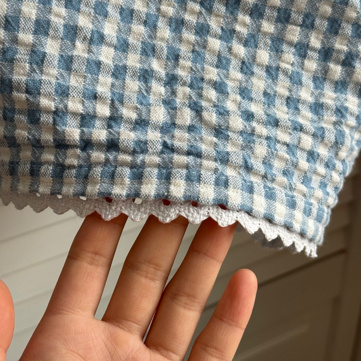 seersucker long sleeve (summer blue)