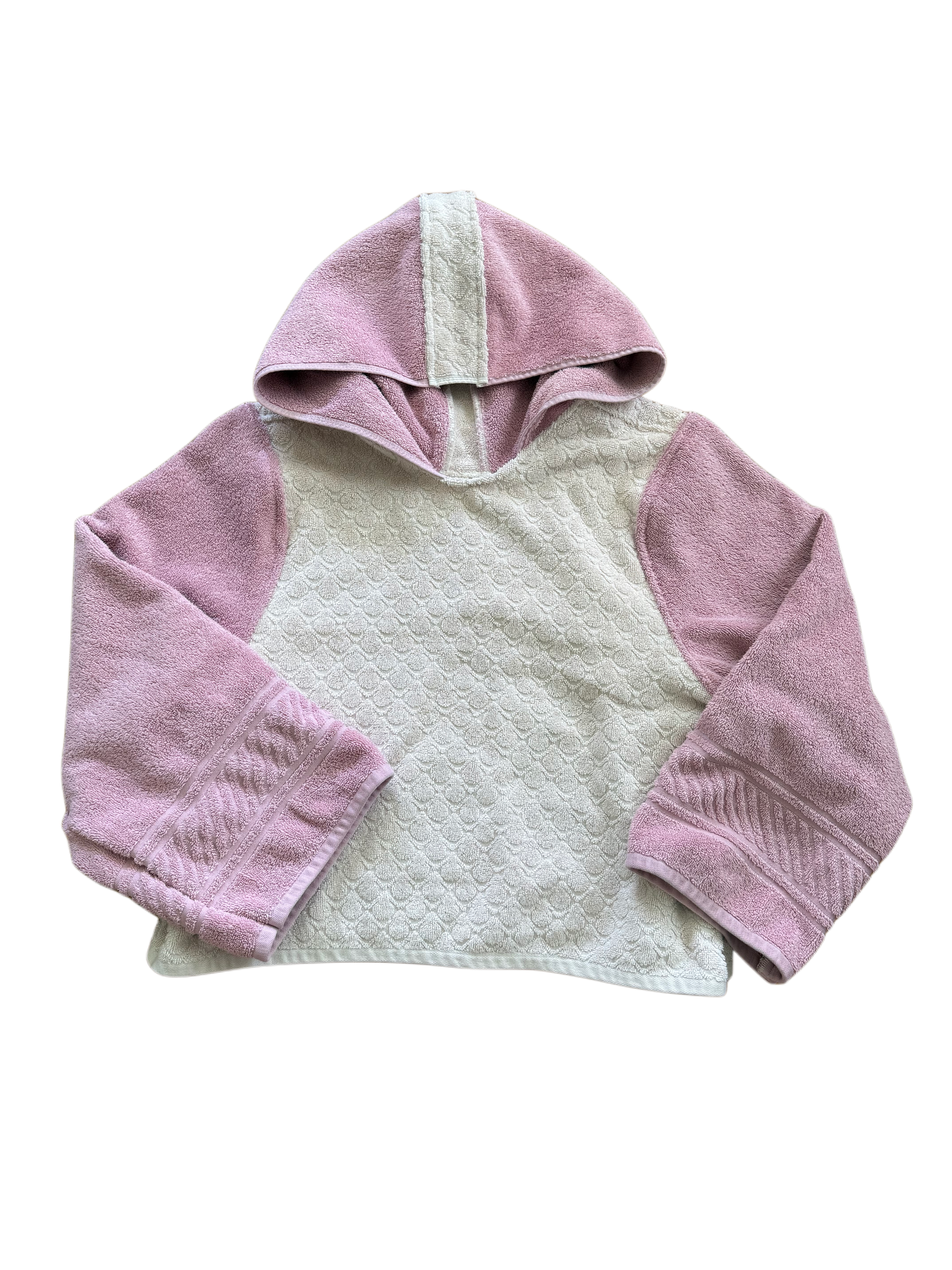 towel hoodie (dusty rose)