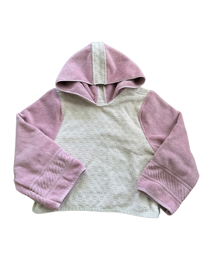 towel hoodie (dusty rose)