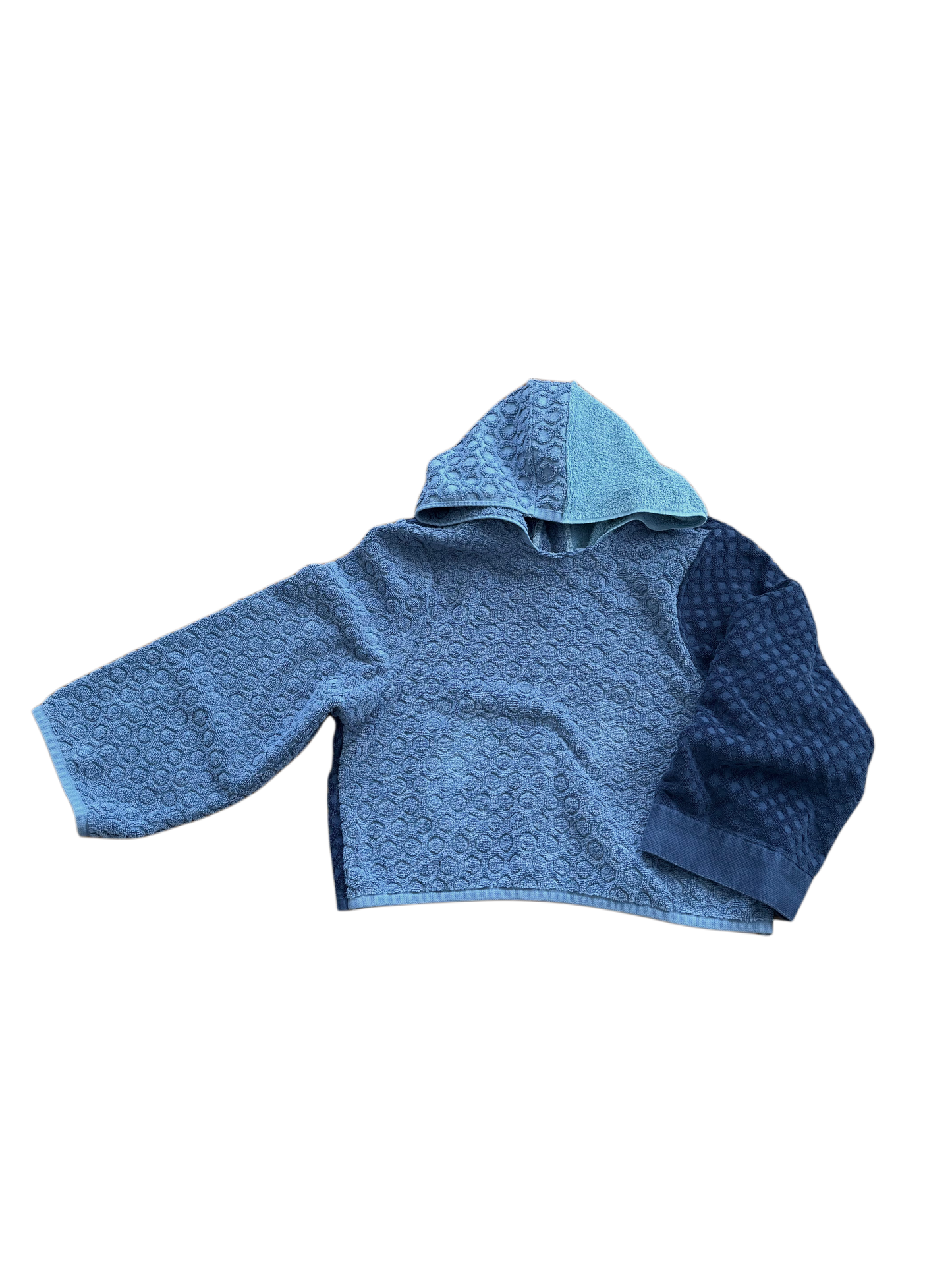 towel hoodie (true blue)