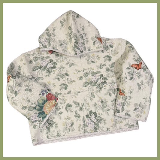 appliqué hoodie (heirloom garden)
