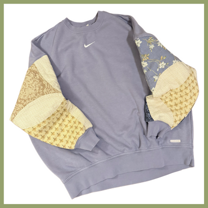 sweater (periwinkle patchwork)
