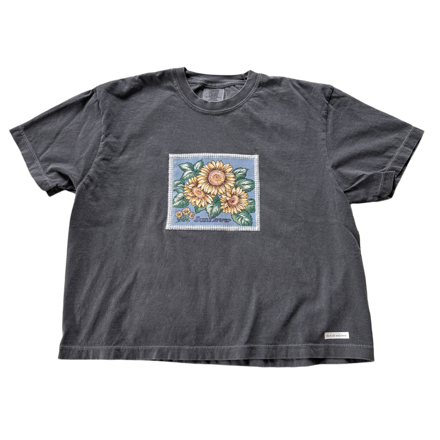 crop tee (sunflower)