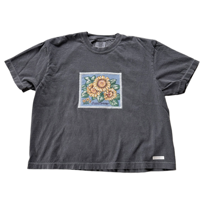 crop tee (sunflower)