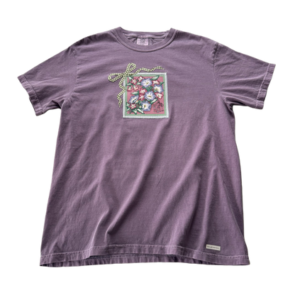bow tee (morning glory)
