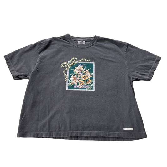 bow crop tee (lily)