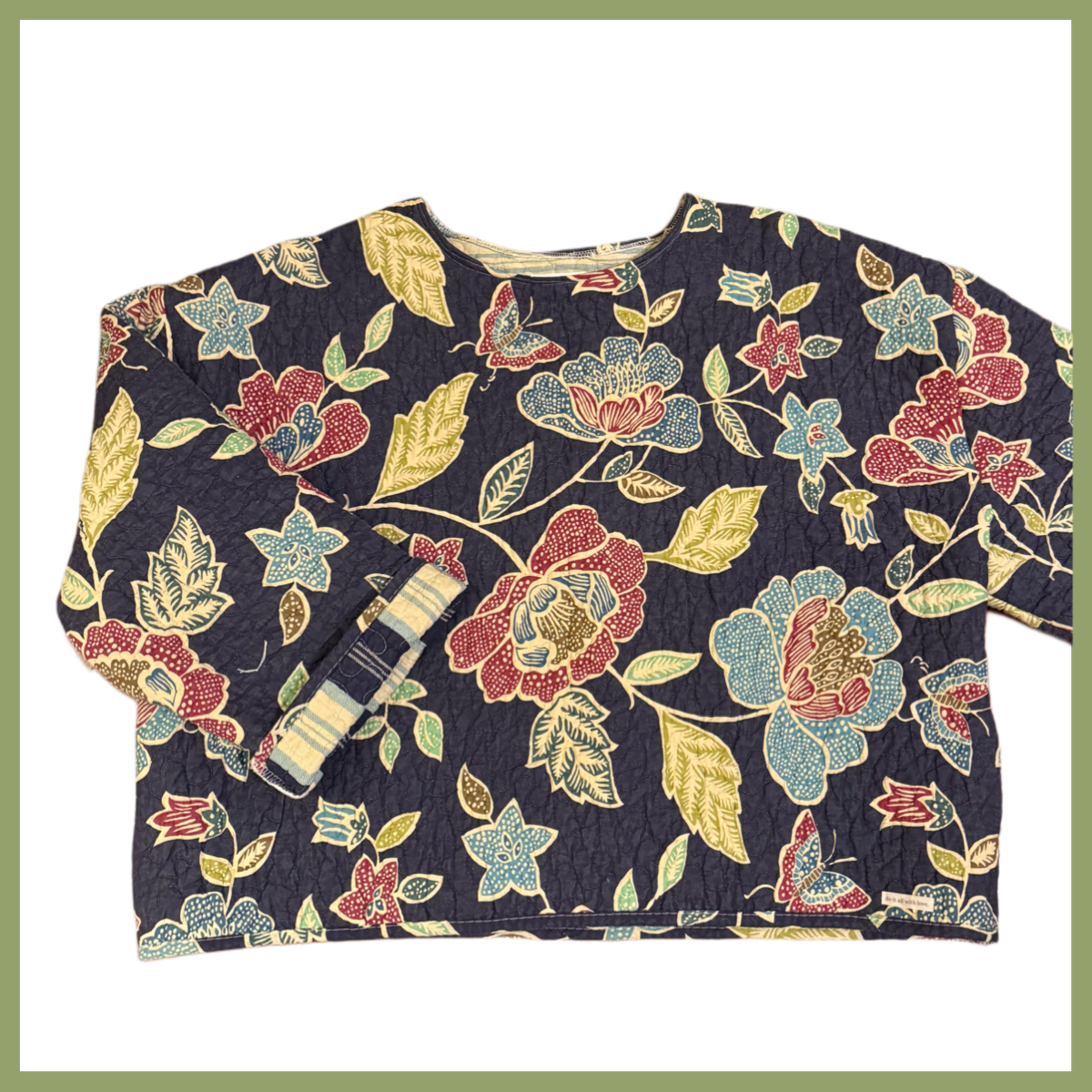 crewneck (midnight garden)