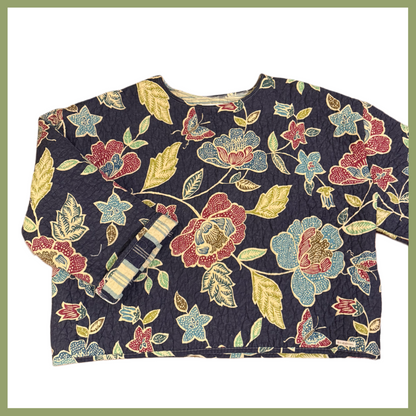 crewneck (midnight garden)
