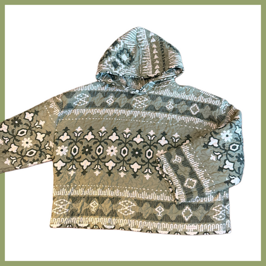 hoodie (mossy folk print)