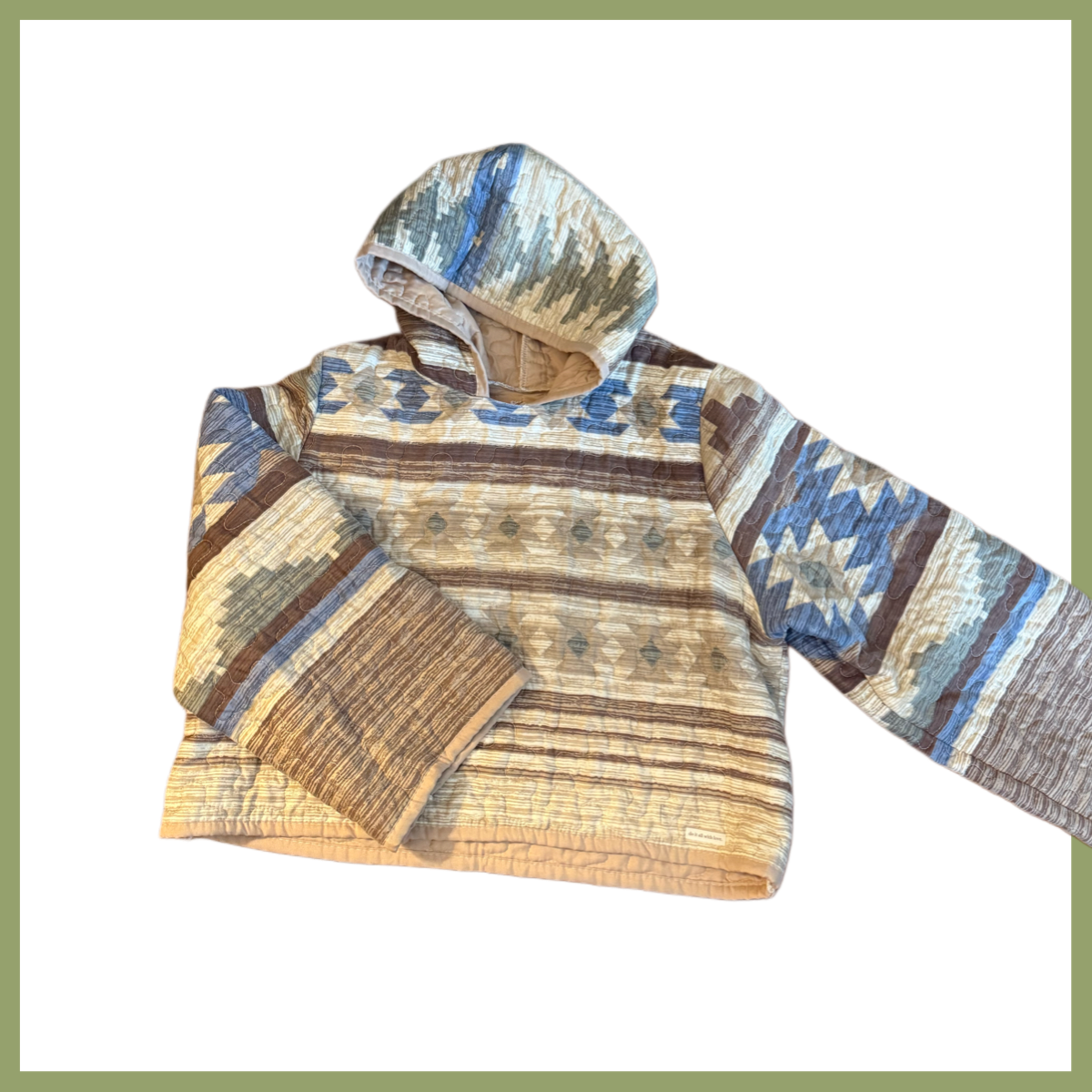 cropped hoodie (sandy southwest)