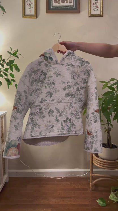 appliqué hoodie (heirloom garden)