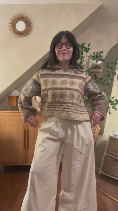 cropped hoodie (sandy southwest)